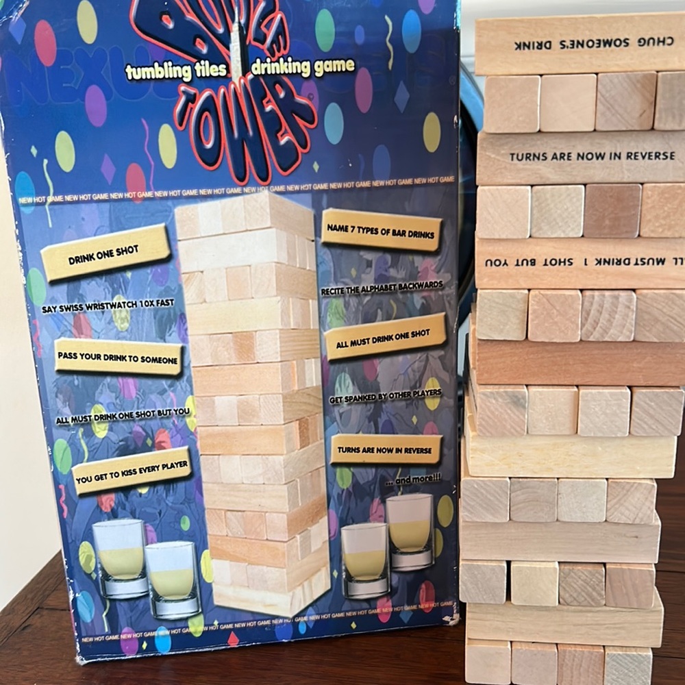 Drinking Booze Tower Game